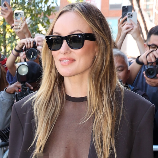 Olivia Wilde Frees the Nipple in Completely Sheer Top at NYFW
